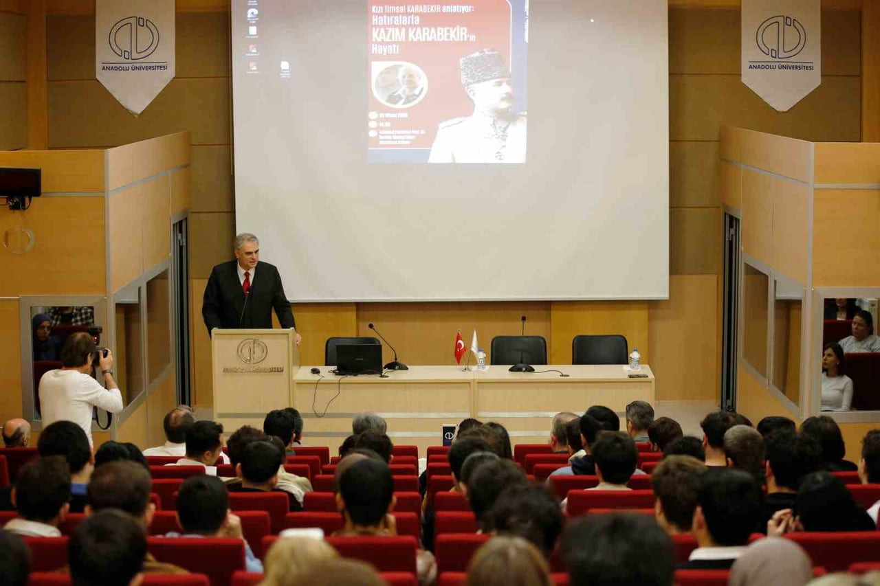 KAZIM KARABEKİR’İN KIZI TİMSAL KARABEKİR, ANADOLU ÜNİVERSİTESİ EDEBİYAT FAKÜLTESİ’NE KONUK OLDU VE...