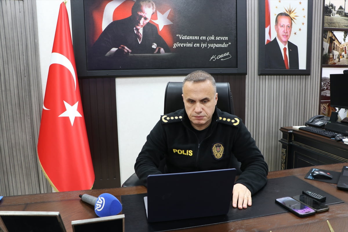 Kilis Emniyet Müdürü Aykut Korkmaz, Anadolu Ajansının (AA) gözünden 2025'e damga vuran olaylara...