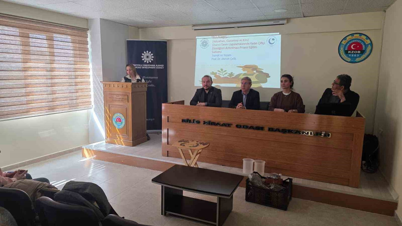 KİLİS VE GAZİANTEP’TE KADIN ÇİFTÇİLERE ONARICI TARIM EĞİTİMİ VERİLDİ