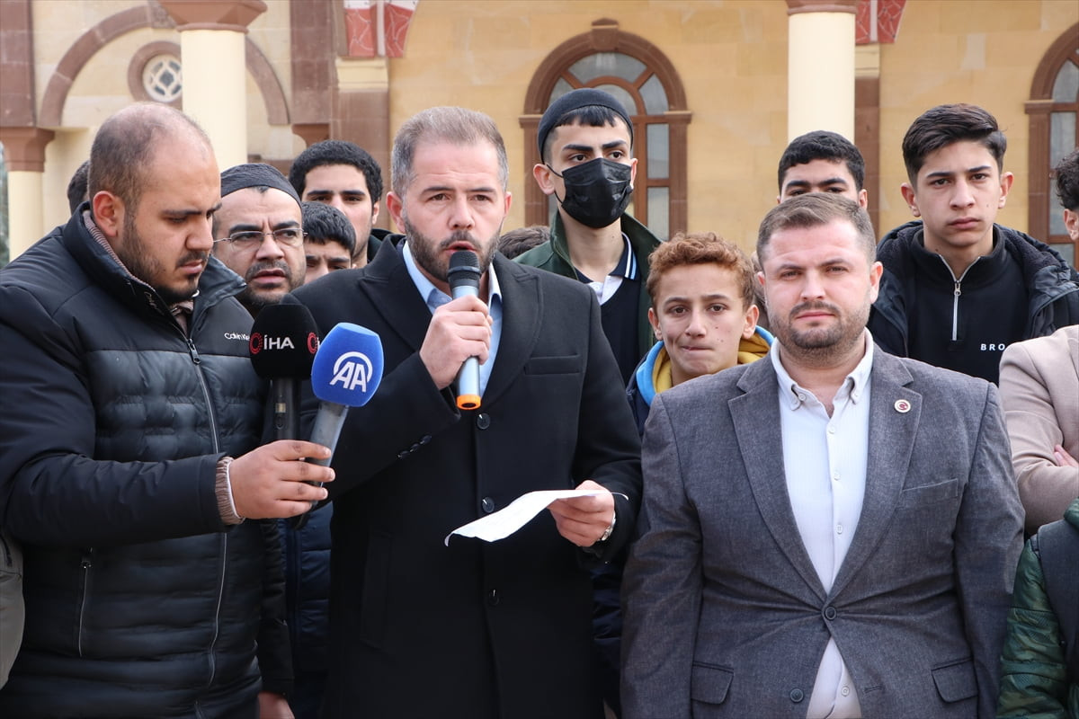 Kilis ve Malatya'da İsrail'in Gazze'ye saldırıları protesto edildi. Milli İrade Destek Platformu...
