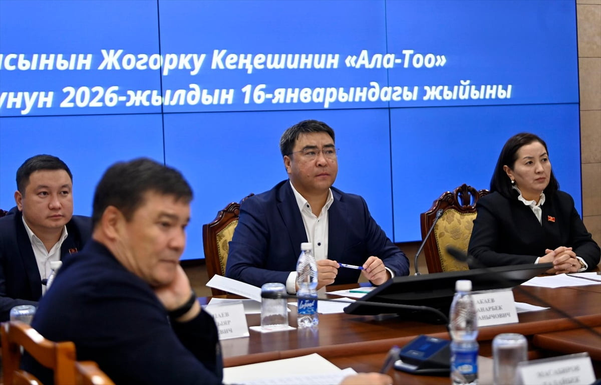 Kırgızistan meclisi Jogorku Keneş'te, ilgili devlet kurumları ve hazır giyim sektörü...