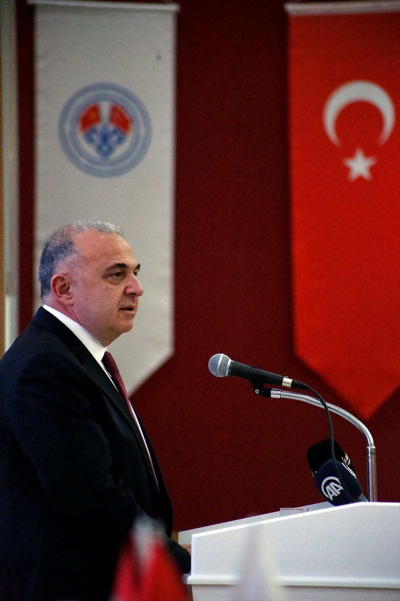 Kırgızistan-Türkiye Manas Üniversitesi'nde (KTMÜ) düzenlenen "Uluslararası Diplomasi ve...