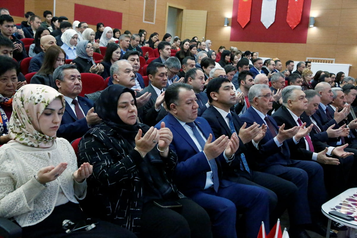 Kırgızistan'da, 18 Mart Şehitleri Anma Günü ve Çanakkale Deniz Zaferi'nin 111. yılı münasebetiyle...