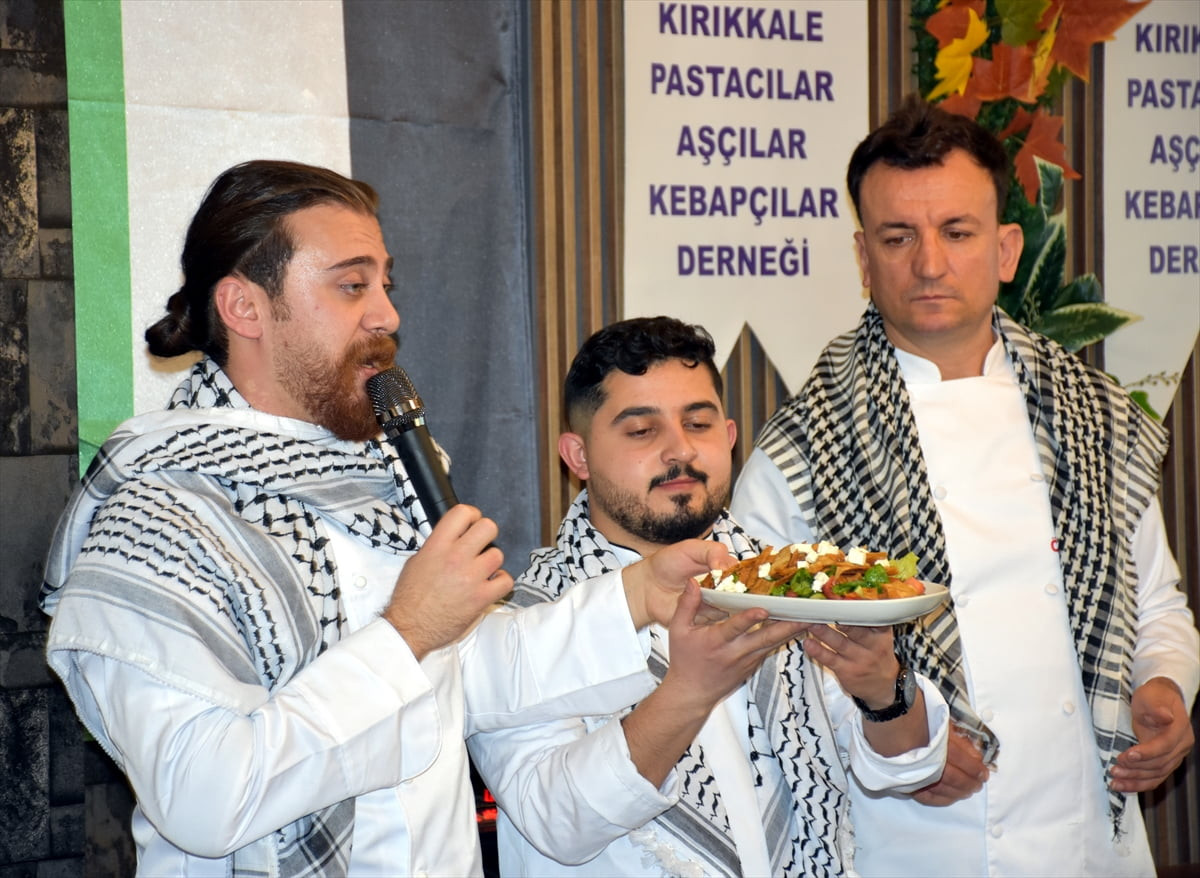 Kırıkkale'de Filistin'in Ankara Büyükelçisi Nasri Abu Jaish'in katılımıyla "Filistin'den...