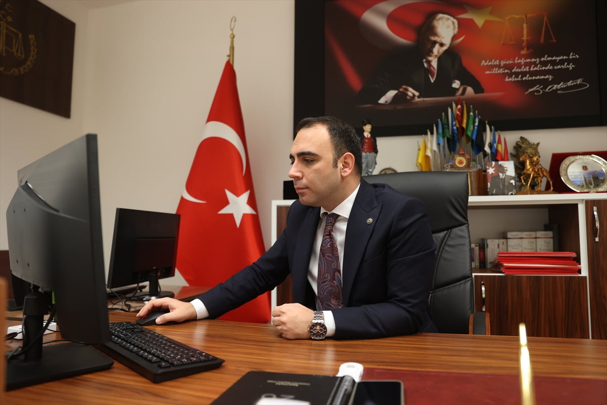 Kırklareli Cumhuriyet Başsavcı Vekili İsmet Saçlı, Anadolu Ajansının (AA) gözünden 2025'e damga...