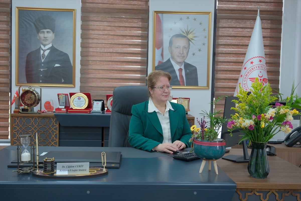 Kırklareli Sağlık Müdürü Çiğdem Cerit, Anadolu Ajansının (AA) gözünden 2025'e damga vuran olaylara...