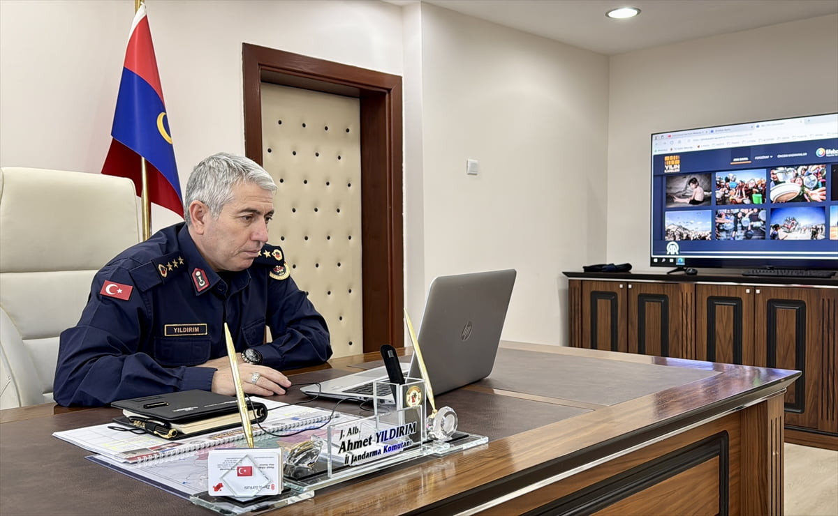 Kırşehir İl Jandarma Komutanı Albay Ahmet Yıldırım, Anadolu Ajansının (AA) gözünden 2025'e damga...