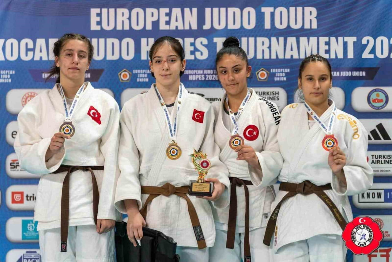 KOCAELİ'DE DÜZENLENEN U14 EUROPEAN JUDO TOUR-EUROPEAN HOPES TOURNAMENT 2026'DA MÜCADELE EDEN MİLLİ...