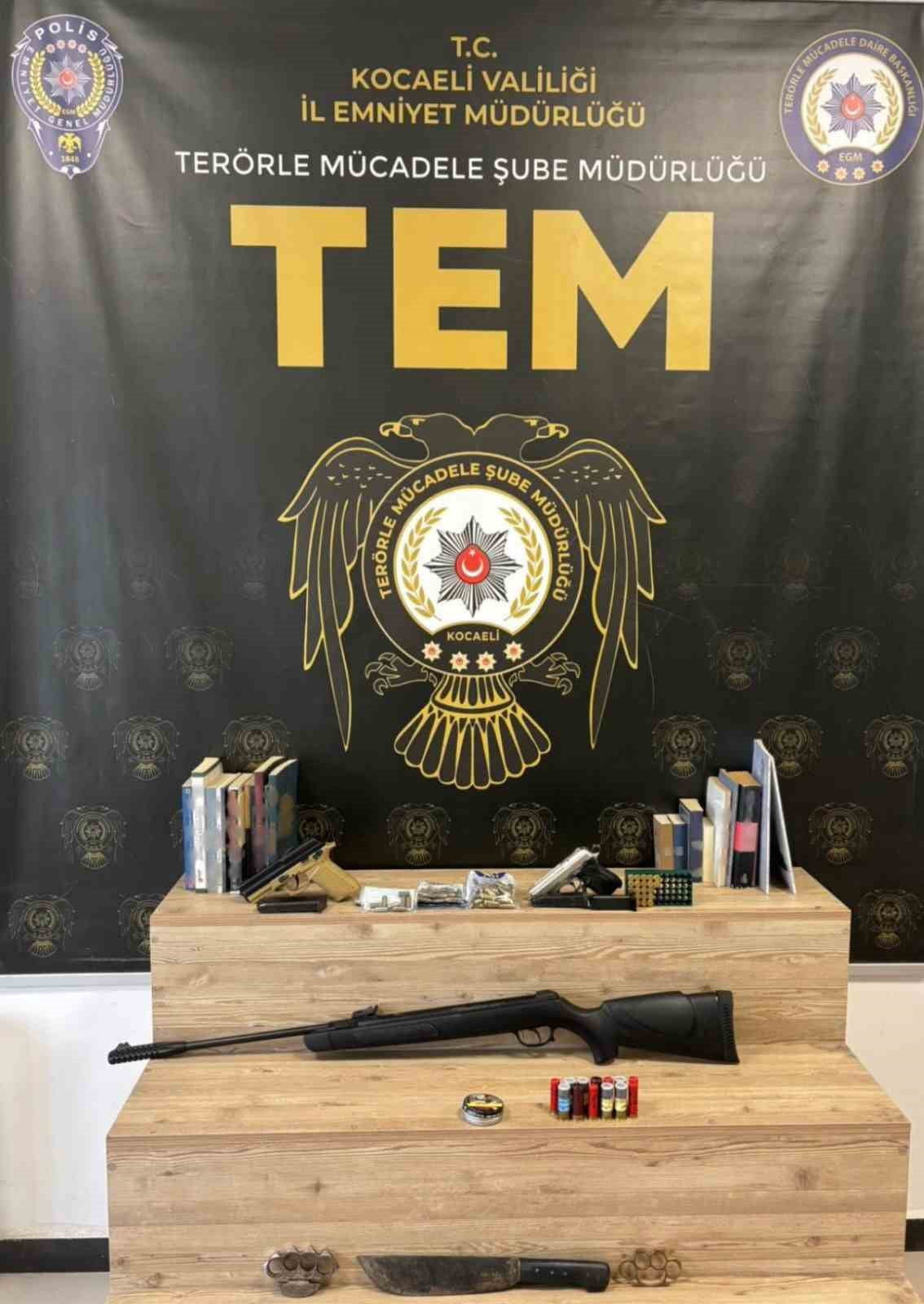 KOCAELİ'DE, İSTANBUL BEŞİKTAŞ'TA İSRAİL KONSOLOSLUĞU ÖNÜNDEKİ SİLAHLI SALDIRIYLA İRTİBATLI...