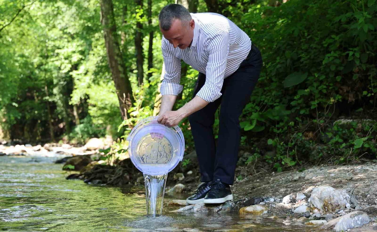 KOCAELİ'DE SU EKOSİSTEMİNİ KORUMAK VE CANLANDIRMAK AMACIYLA YÜRÜTÜLEN "ORMAN İÇİ SULARDA...