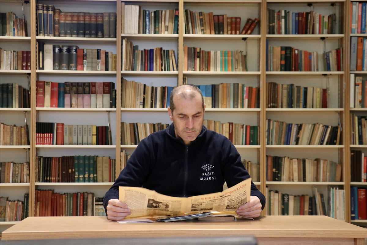 Kocaeli'deki SEKA Kağıt Müzesi'nde açılan Mehmet Ali Kağıtçı Dokümantasyon Merkezi, Türkiye'nin...