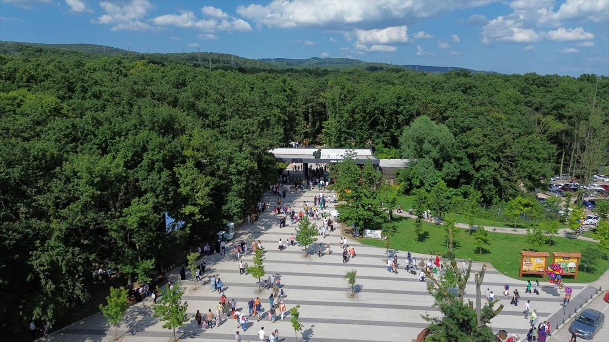 Kocaeli'nin Kartepe ilçesinde bulunan Ormanya Doğal Yaşam Parkı (fotoğrafta) ile Samanlı...