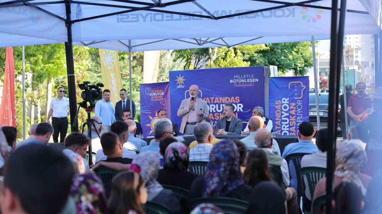 KOCASİNAN BELEDİYE BAŞKANI AHMET ÇOLAKBAYRAKDAR; 'VATANDAŞ SORUYOR BAŞKAN CEVAPLIYOR' PROGRAMI...