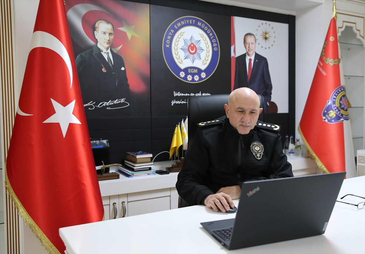 Konya İl Emniyet Müdürü Maksut Yüksek, Anadolu Ajansının (AA) gözünden 2025'e damga vuran olaylara...