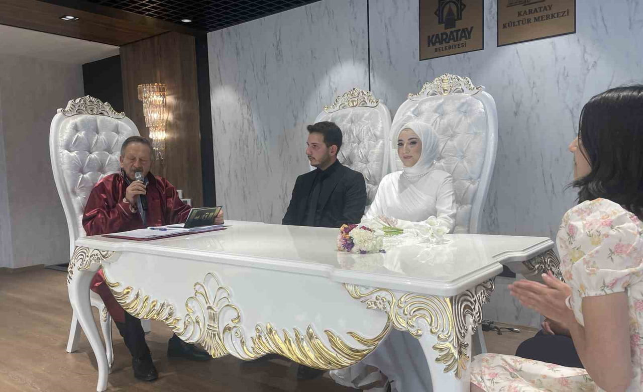 KONYA'DA 06.06.2026 TARİHİNDE NİKAH KIYDIRMAK İSTEYEN ÇİFTLER, NİKAH SALONLARINDA YOĞUNLUK...