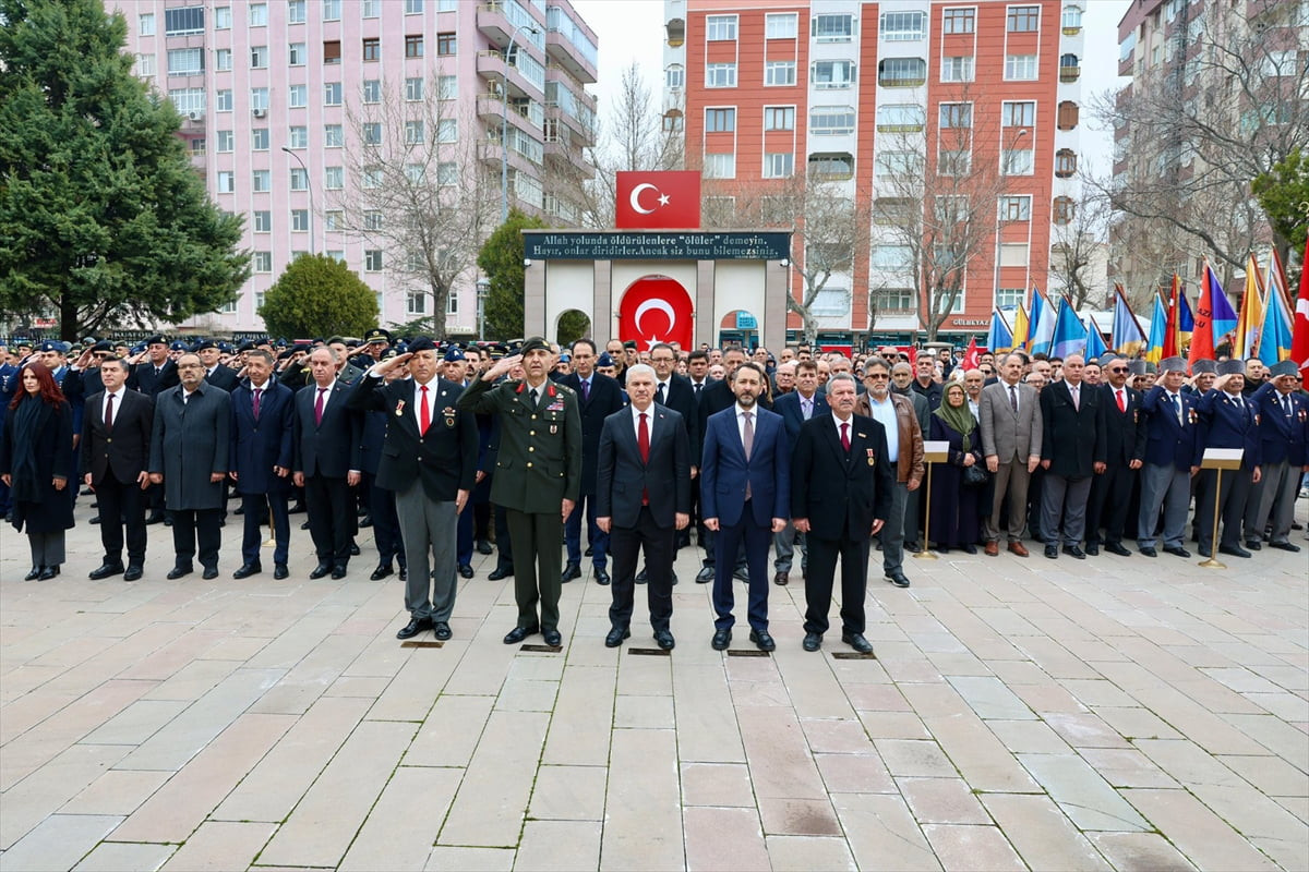 Konya'da 18 Mart Şehitleri Anma Günü ve Çanakkale Deniz Zaferi'nin 111. yıl dönümü dolayısıyla...