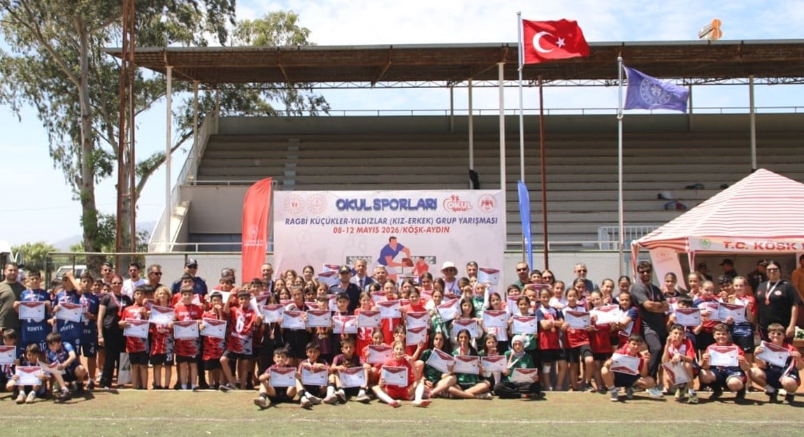 KÖŞK'TE RAGBİ KÜÇÜKLER GRUP YARIŞMALARINDA TAKIMLAR MADALYALARINA KAVUŞTU
