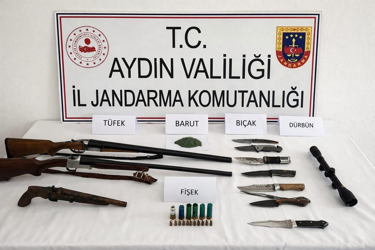 KÖŞK’TE RUHSATSIZ SİLAH ELE GEÇİRİLDİ