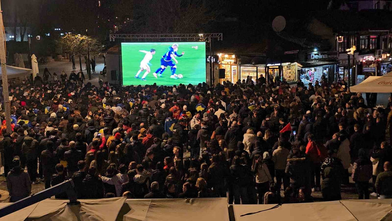 KOSOVA İLE TÜRKİYE ARASINDA OYNANAN 2026 FIFA DÜNYA KUPASI AVRUPA ELEMELERİ PLAY-OFF TURU FİNAL...