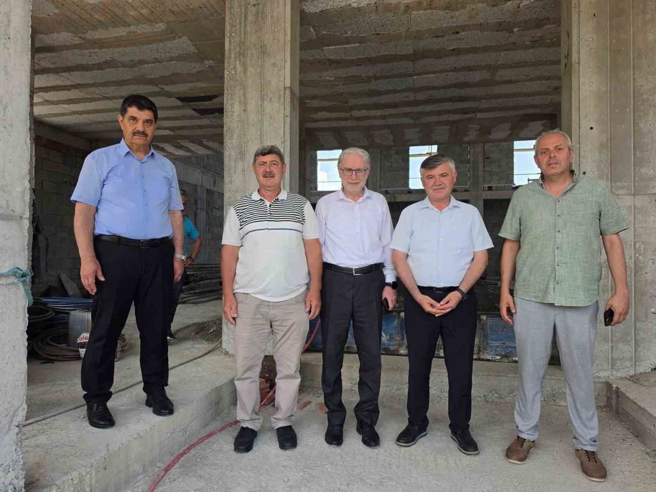 KÖYCEĞİZ ZEYTİNALANI MERKEZ CAMİİ İNŞAATI HIZLA YÜKSELİYOR
