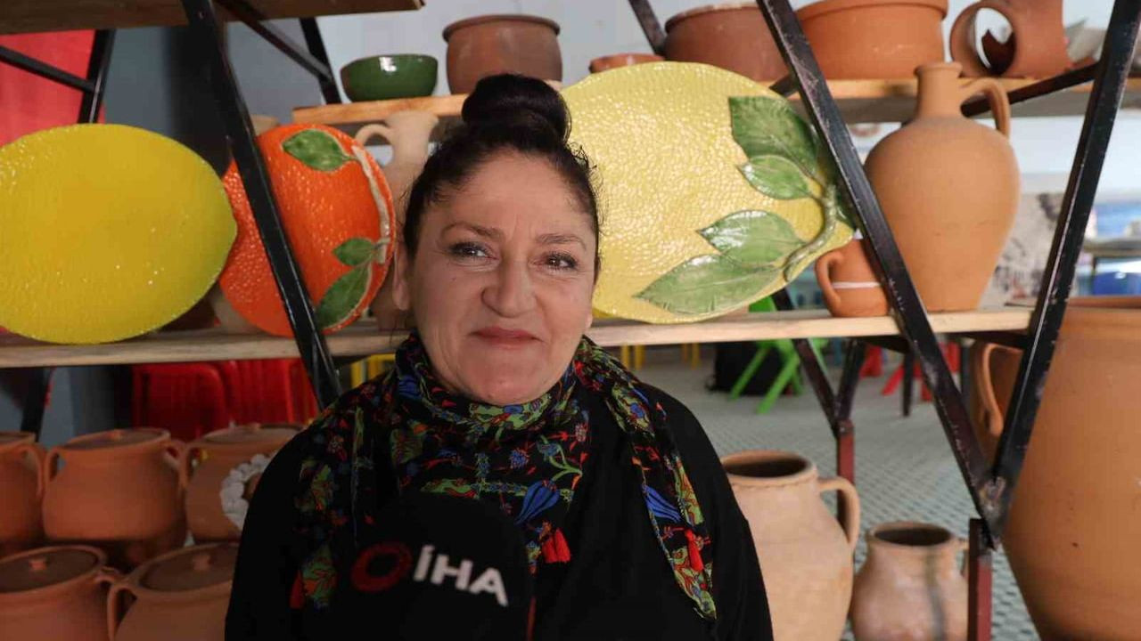 Kozan'ın Tescilli Portakalları Sanata Dönüştürüldü