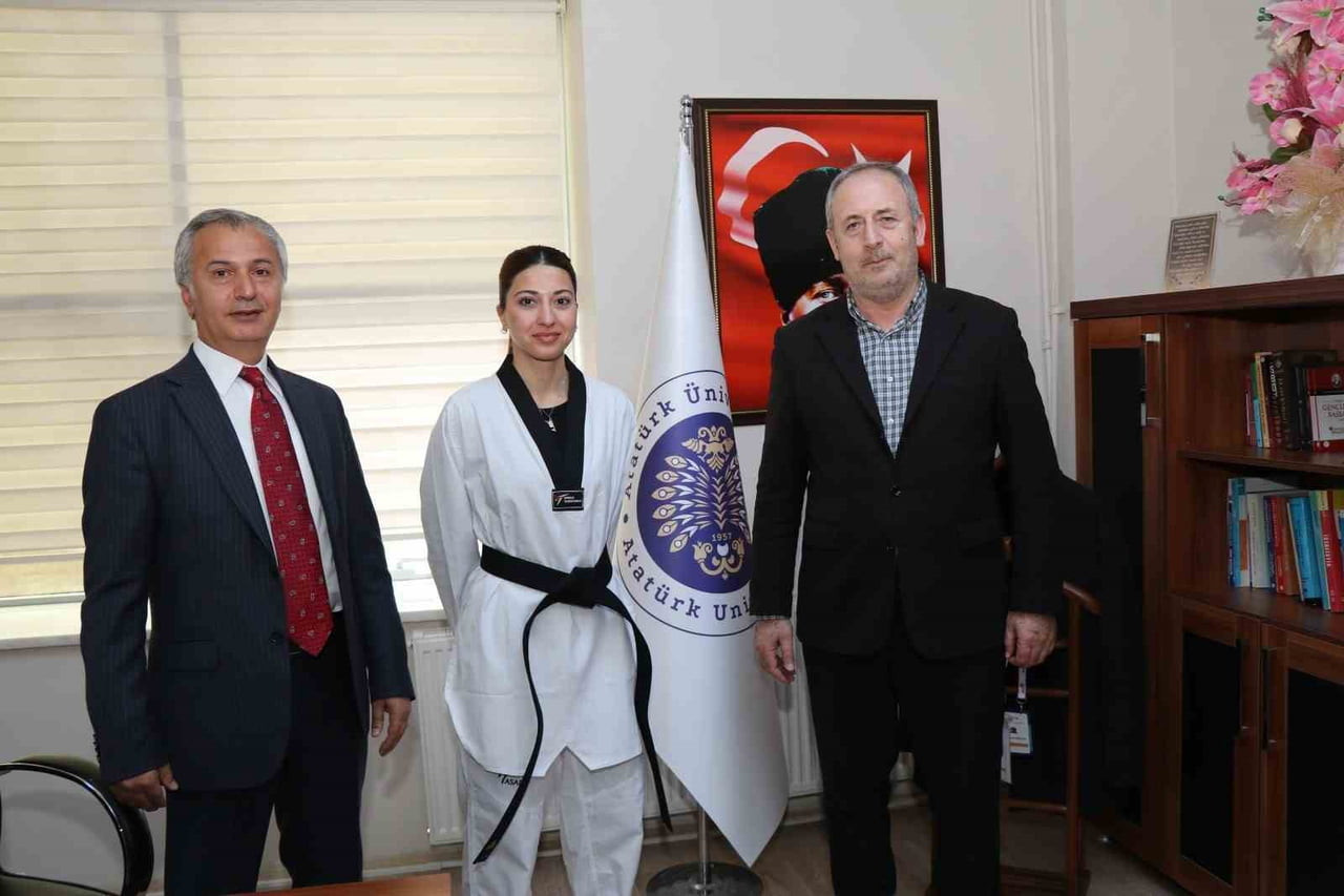 KÜBRANUR SARITAÇ, ATATÜRK ÜNİVERSİTESİ TAEKWONDO TAKIMI ADINA ÖNEMLİ BİR BAŞARIYA İMZA ATTI. OLTU...