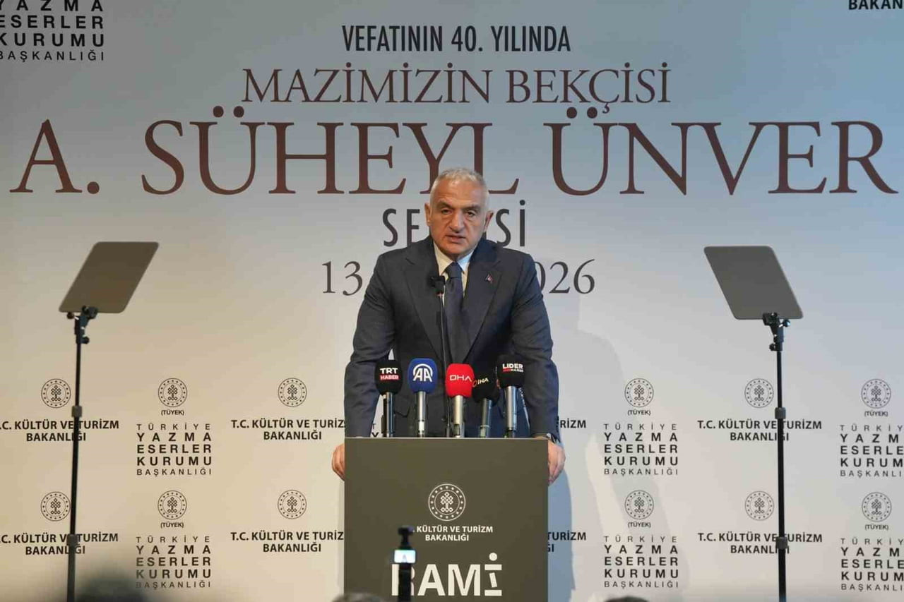 KÜLTÜR VE TURİZM BAKANI MEHMET NURİ ERSOY AÇILIŞTA KONUŞMA YAPTI