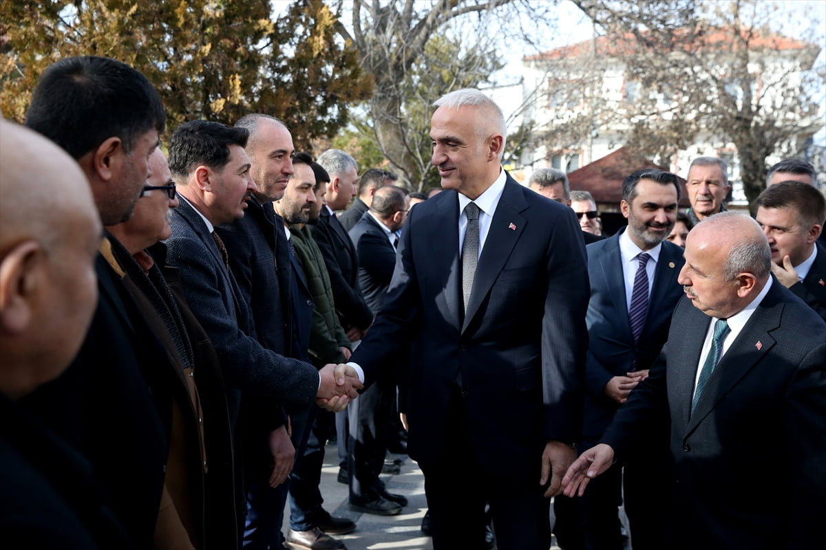 Kültür ve Turizm Bakanı Mehmet Nuri Ersoy, Kırıkkale'deki programları kapsamında Keskin Belediye...