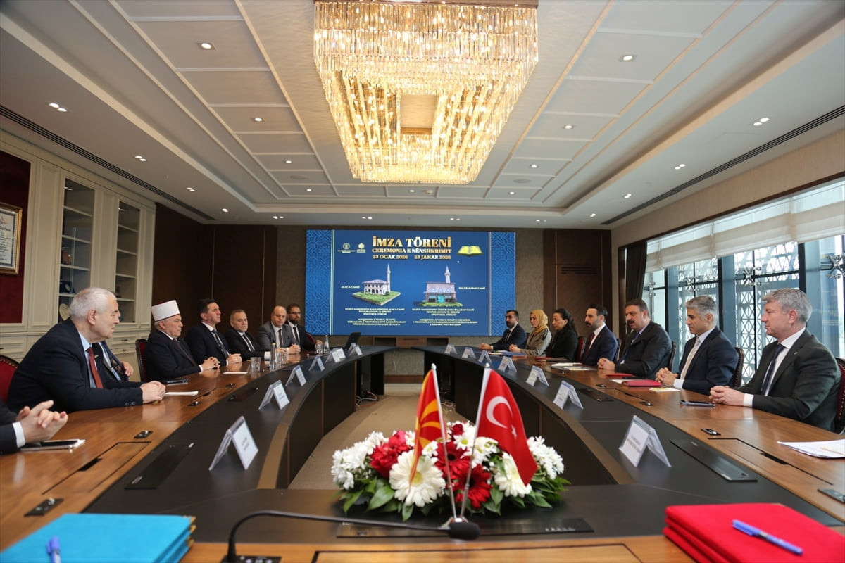 Kültür ve Turizm Bakanlığı Vakıflar Genel Müdürlüğü, Kuzey Makedonya İslam Dini Birliği ile...