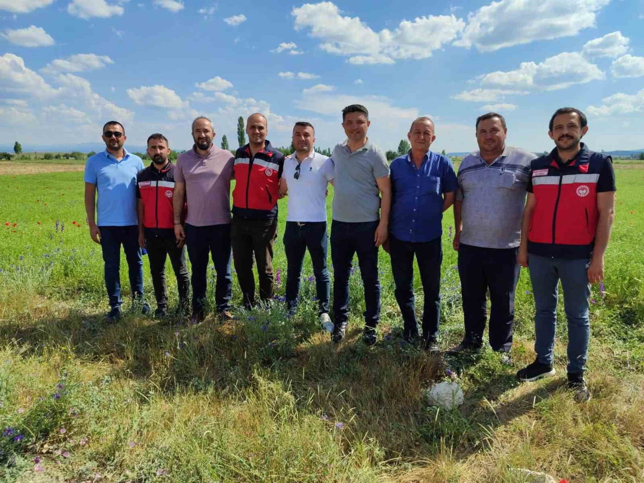 KÜTAHYA'DA ÇÖREK OTU YETİŞTİRİCİLİĞİ PROJESİ KAPSAMINDA SAHA KONTROLLERİ SÜRÜYOR