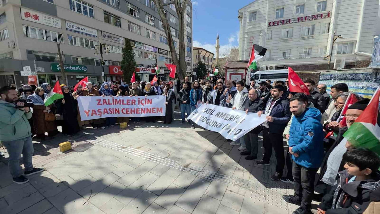 KÜTAHYA'DA, İSRAİL MECLİSİ'NİN FİLİSTİNLİ ESİRLERİ HEDEF ALAN İDAM CEZASI YASASININ ONAYLANMASI...