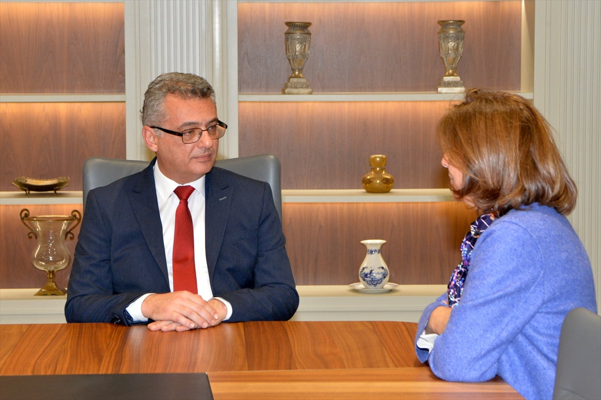 Kuzey Kıbrıs Türk Cumhuriyeti (KKTC) Cumhurbaşkanı Tufan Erhürman, Birleşmiş Milletler (BM) Genel...