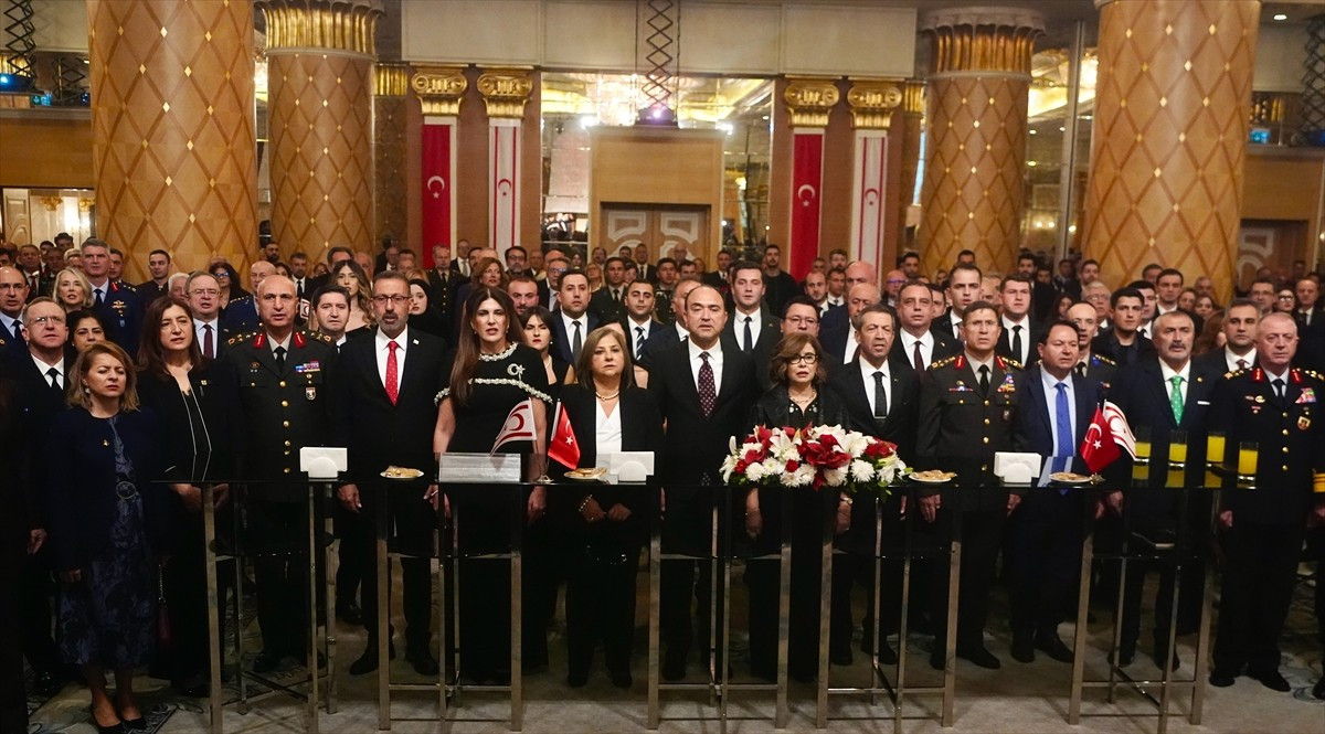 Kuzey Kıbrıs Türk Cumhuriyeti'nin (KKTC) kuruluşunun 42. yıl dönümü münasebetiyle İstanbul'da...