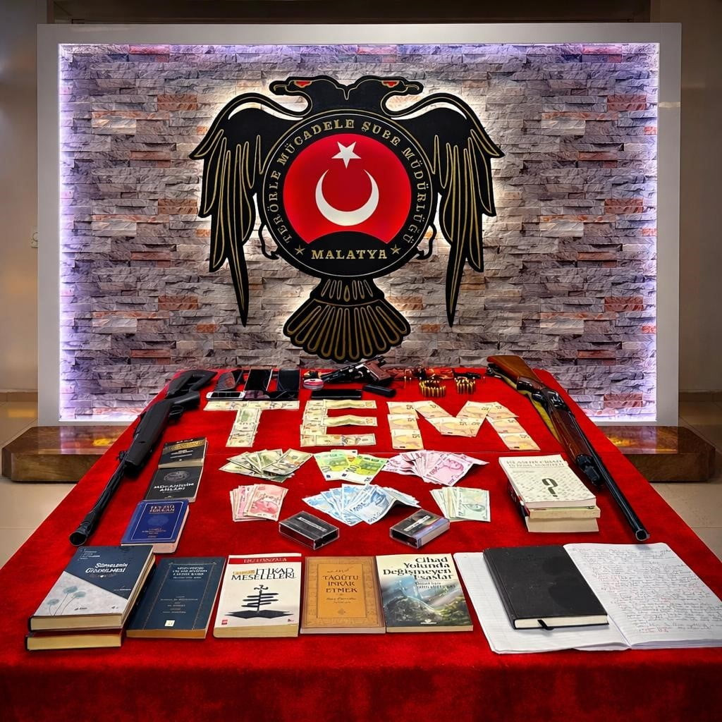MALATYA MERKEZLİ DEAŞ OPERASYONU: 9 GÖZALTI