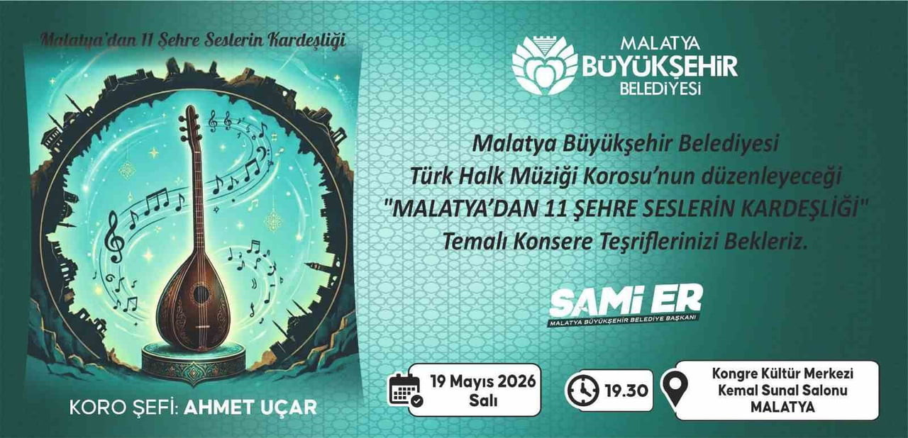 MALATYA'DAN 11 ŞEHRE TÜRKÜ KÖPRÜSÜ