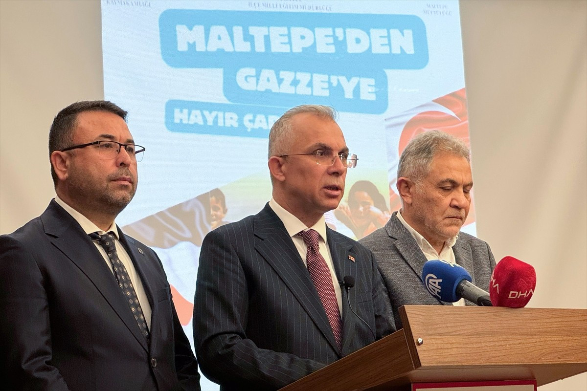 Maltepe'de, gönüllü sivil toplum kuruluşlarının desteğiyle düzenlenecek "Gazze Yararına Hayır...