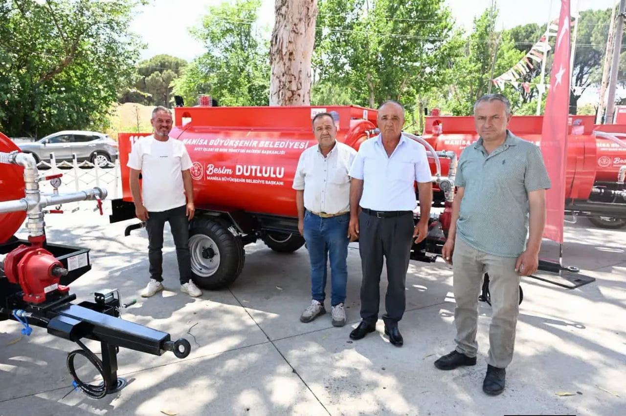 MANİSA BÜYÜKŞEHİR BELEDİYESİ İLE SARIGÖL BELEDİYESİ'NİN ORTAK ÇALIŞMASIYLA TEMİN EDİLEN YANGIN...