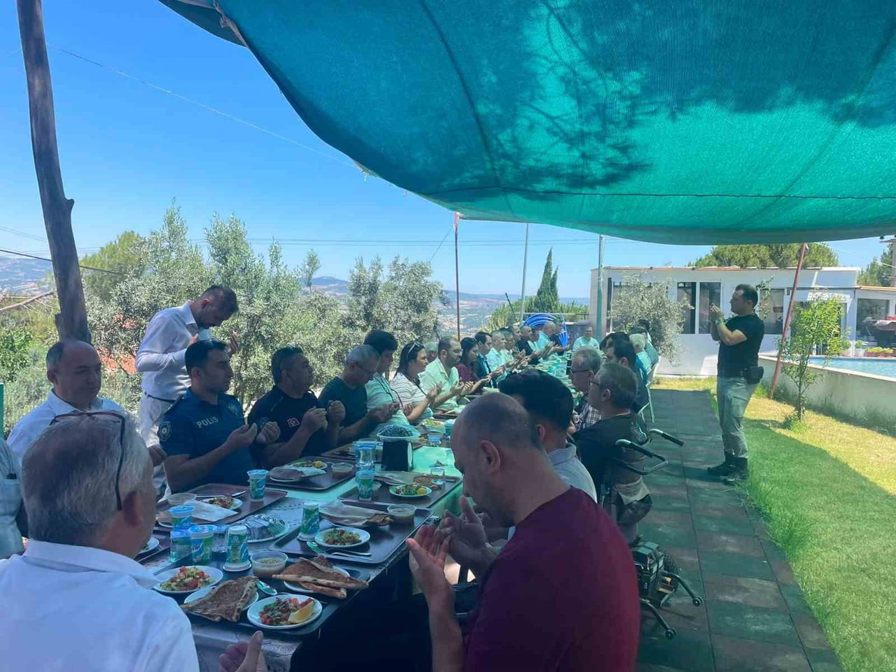 MANİSA'NIN GÖRDES İLÇESİNDE 15 TEMMUZ DEMOKRASİ VE MİLLÎ BİRLİK GÜNÜ KAPSAMINDA DÜZENLENEN ANMA...