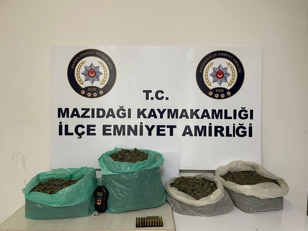 MARDİN’DE 4 KİLO 636 GRAM UYUŞTURUCU ELE GEÇİRİLDİ
