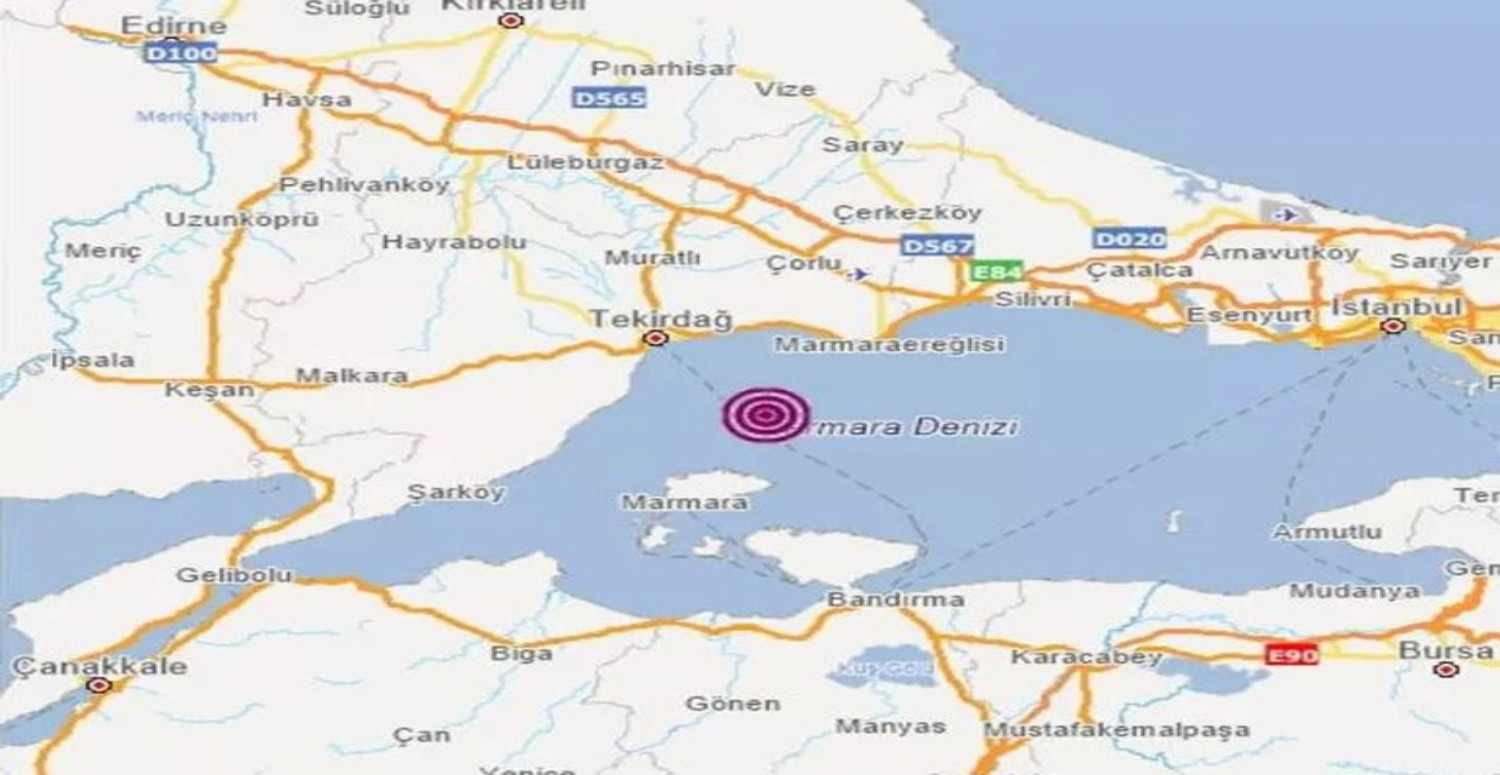 Marmara Denizi’nde deprem