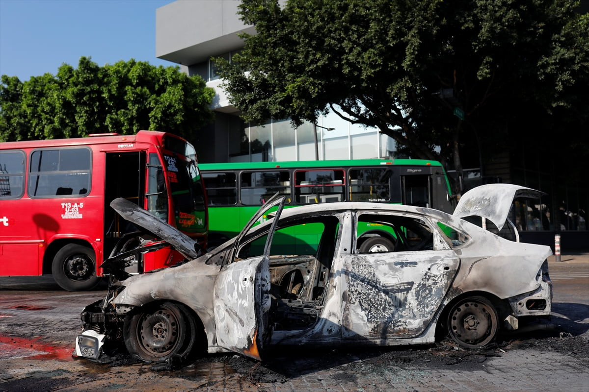 Meksika'da federal güvenlik güçlerinin düzenlediği operasyonda Jalisco Yeni Nesil Karteli (CJNG)...