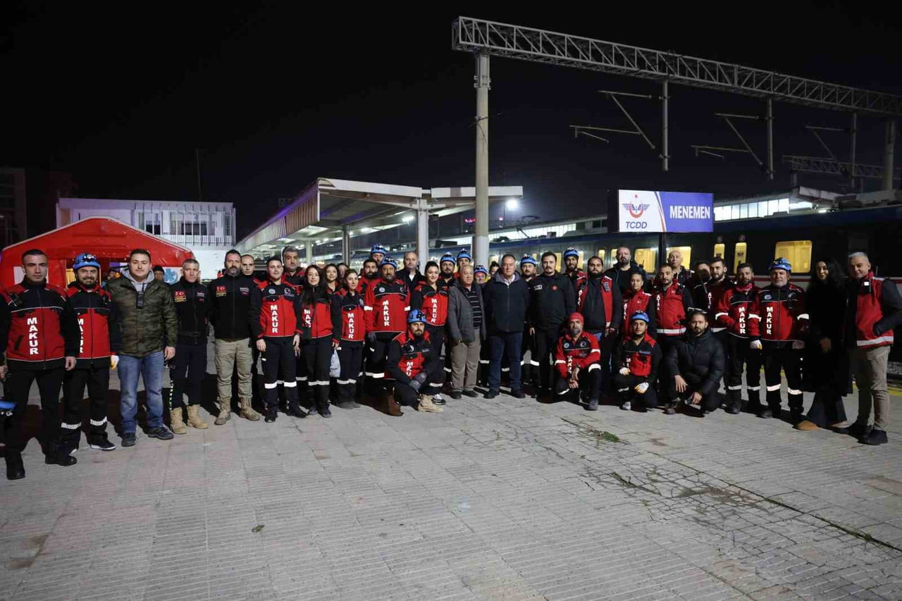MENEMEN BELEDİYESİ BÜNYESİNDE HİZMET VEREN MENEMEN ARAMA KURTARMA (MAKUR) DEPREM, YANGIN VE SEL...