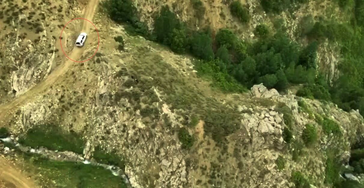 MERKEZ İLÇEYE BAĞLI KAVAKDİBİ KÖYÜ MEVKİİNDE GERÇEKLEŞTİRİLEN DENETİMLER SIRASINDA DRONE İLE...