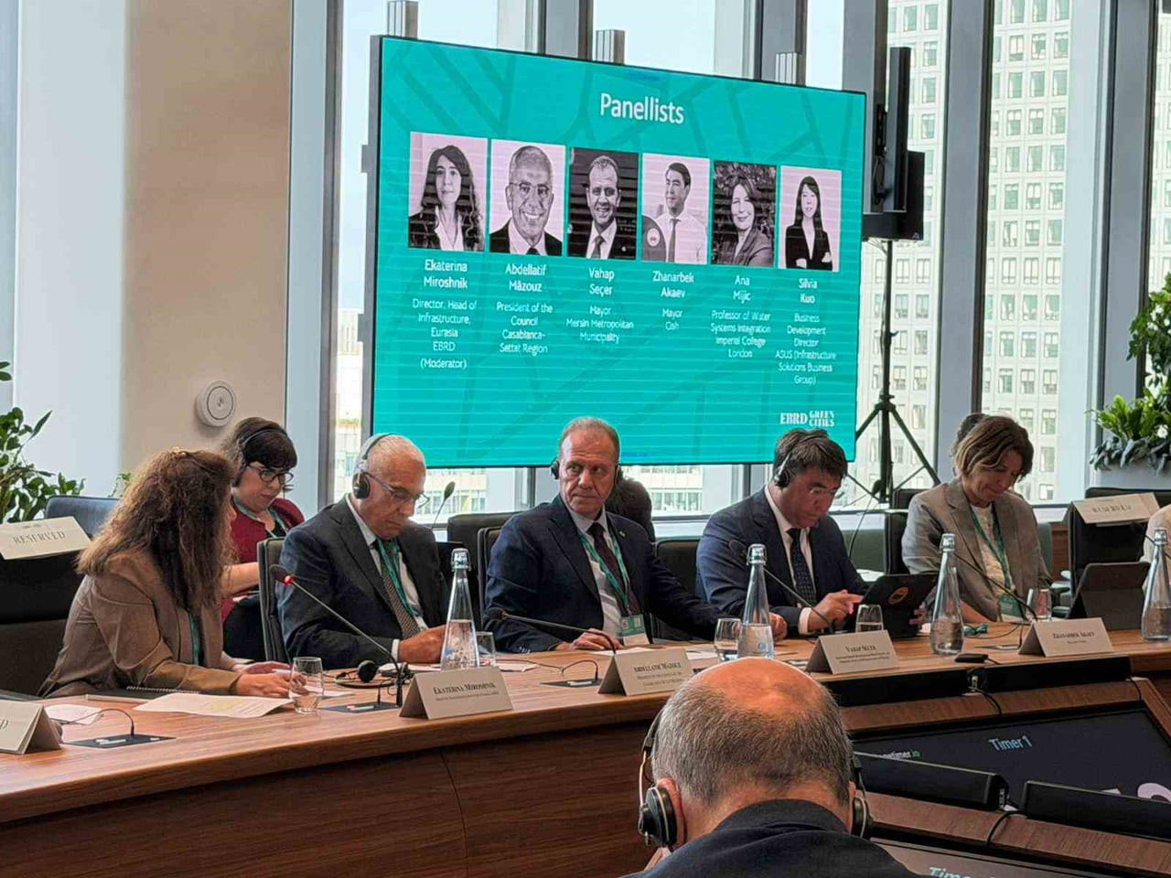 MERSİN BÜYÜKŞEHİR BELEDİYE BAŞKANI VAHAP SEÇER, LONDRA’DA DÜZENLENEN EBRD YEŞİL ŞEHİRLER BELEDİYE...