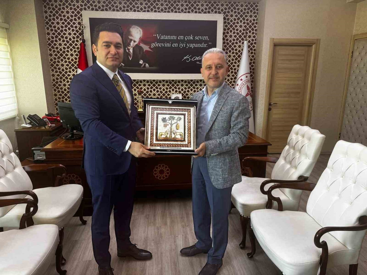 MERSİN CUMHURİYET BAŞSAVCILIĞINA ATANAN BAŞSAVCI YASİN EMRE, VEDA ZİYARETLERİ KAPSAMINDA DR. YASİN...