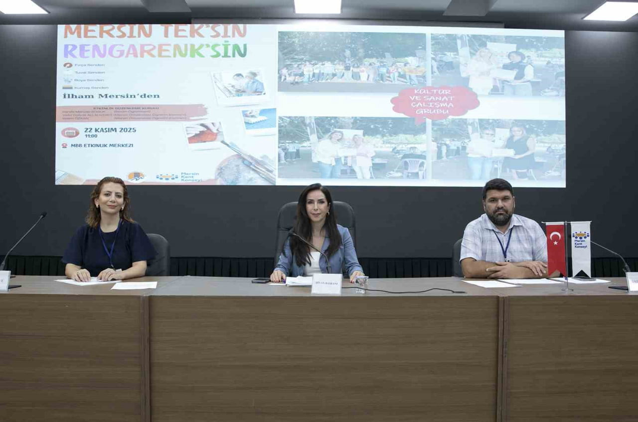 MERSİN KENT KONSEYİ OLAĞAN GENEL KURULU'NDA YAPILAN BAŞKANLIK SEÇİMİNDE 76 OY ALAN DEMET ŞAMAN...
