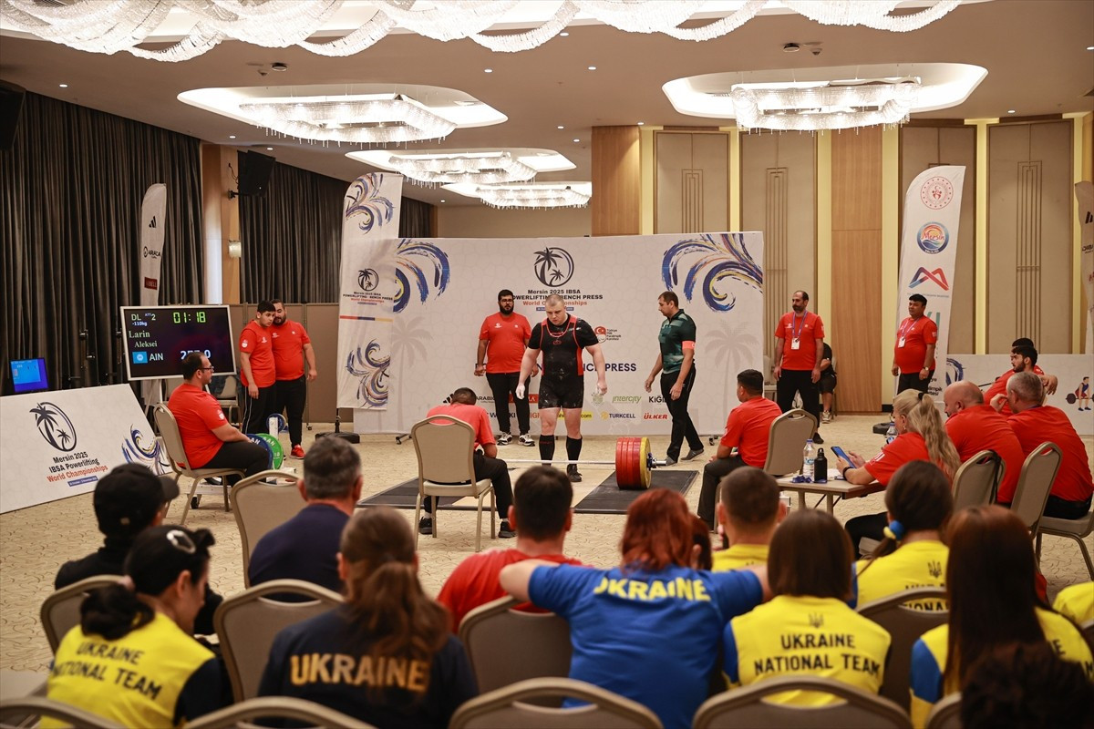 Mersin'de düzenlenen Görme Engelliler Dünya Halter Şampiyonası tamamlandı. Türkiye Milli...