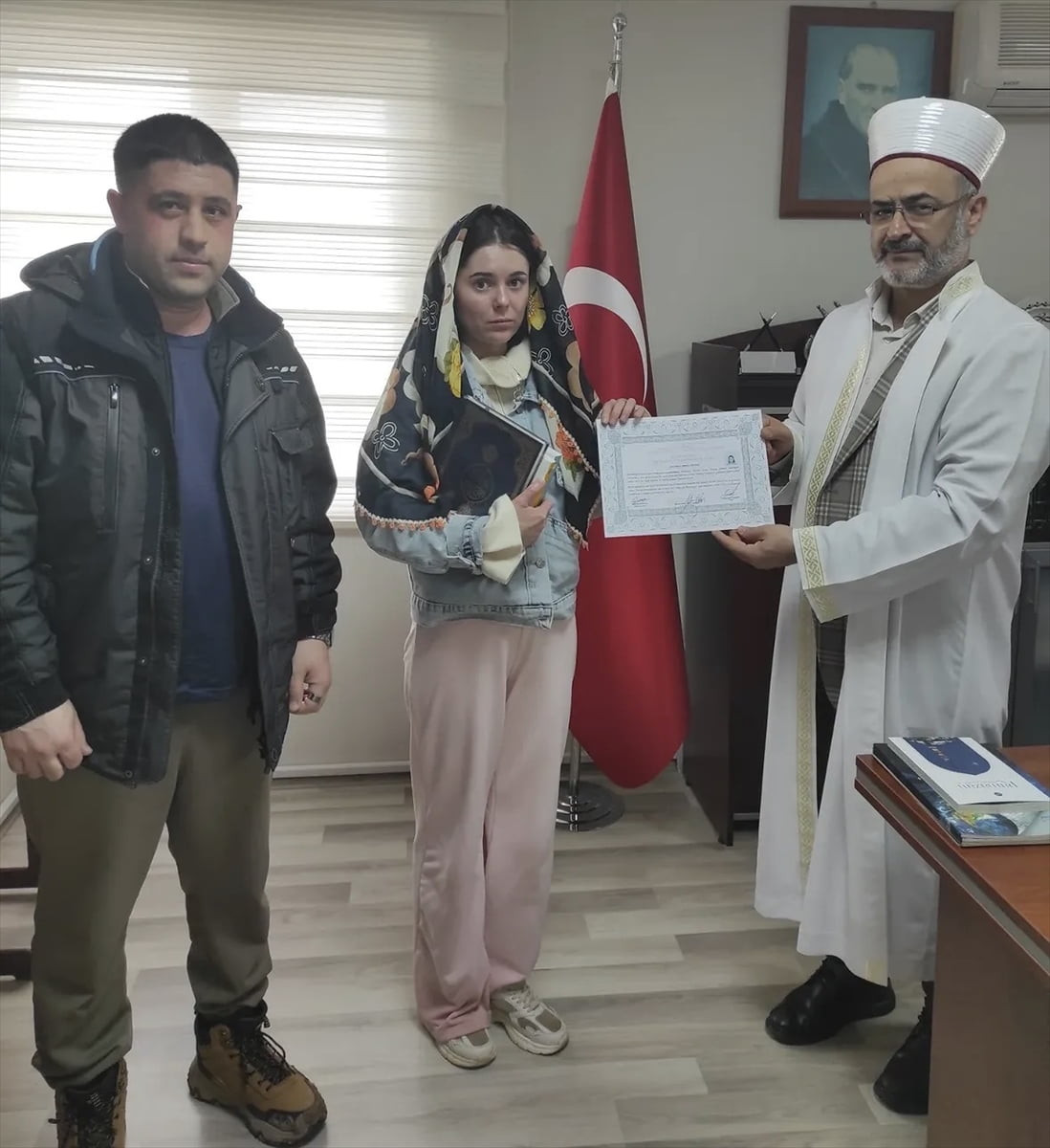 Mersin'de yapımı devam eden Akkuyu Nükleer Güç Santrali'nde (NGS) çalışan Rusya vatandaşı Victoria...