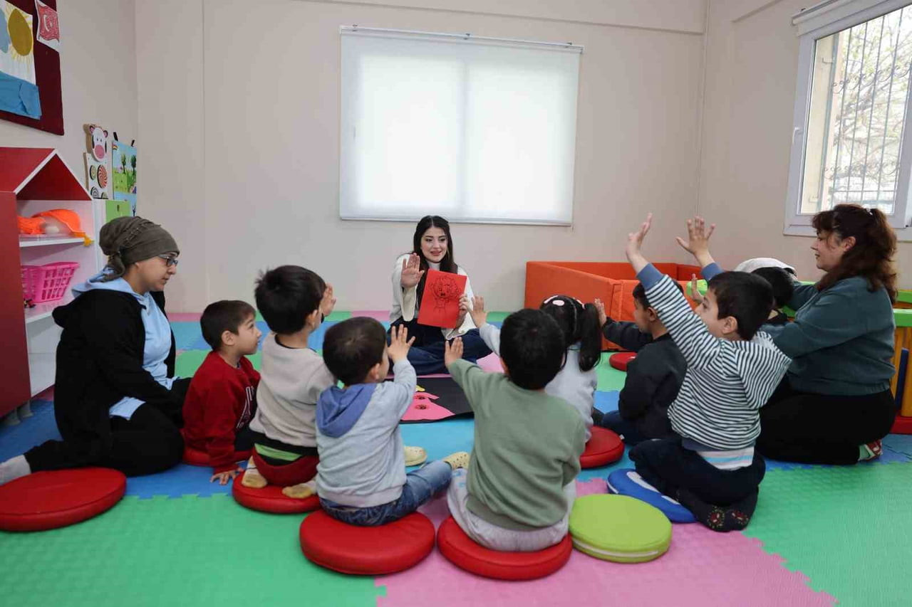 MERSİN'İN MERKEZ İLÇE AKDENİZ BELEDİYESİ KADIN VE AİLE HİZMETLERİ MÜDÜRLÜĞÜ TARAFINDAN, ÇOCUKLARIN...