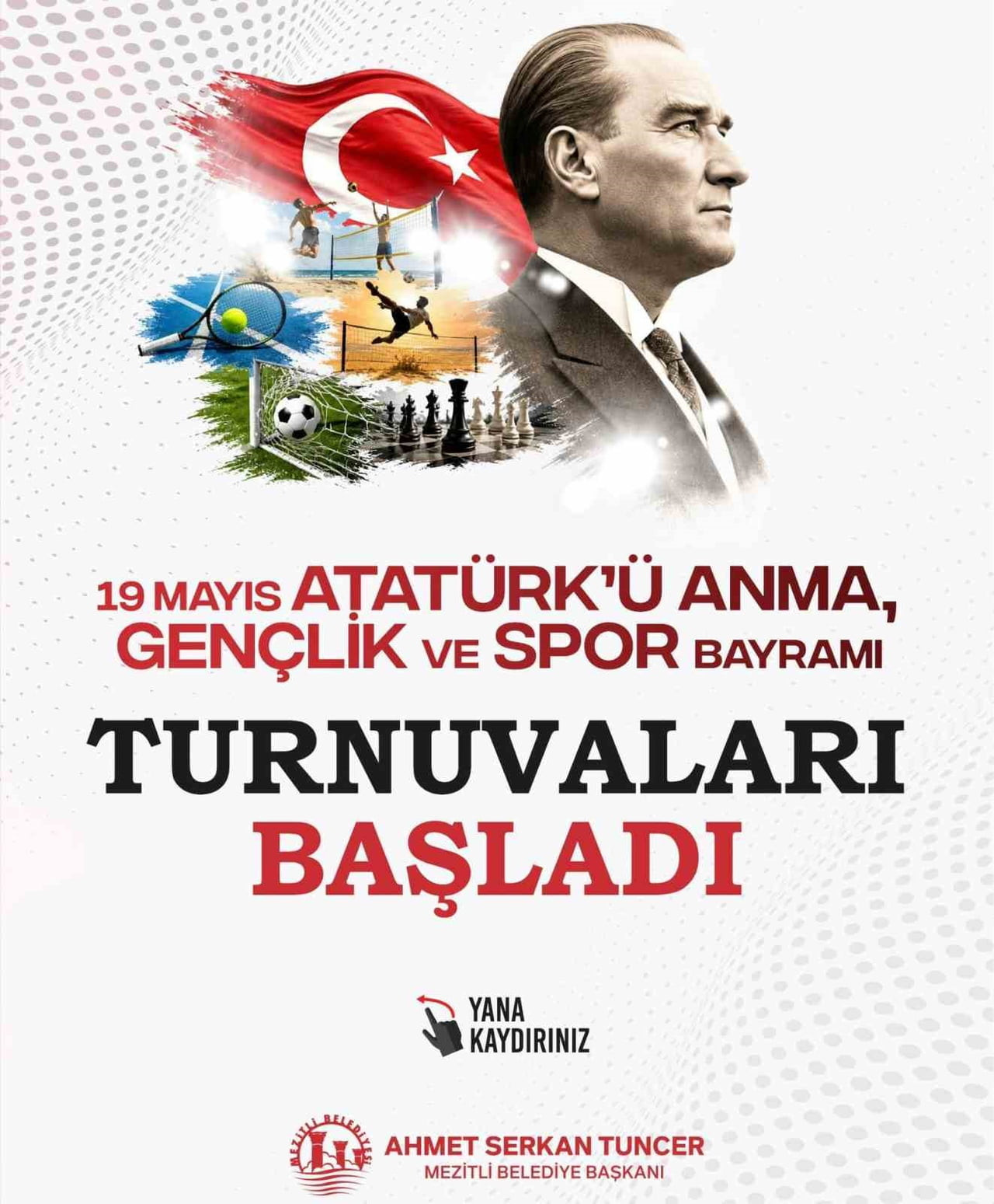 MERSİN'İN MERKEZ İLÇE MEZİTLİ BELEDİYESİ, 19 MAYIS ATATÜRK’Ü ANMA, GENÇLİK VE SPOR BAYRAMI...